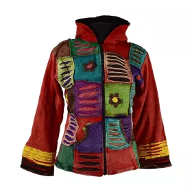 Sweater Nakhla Patchwork Jersey et Polaire