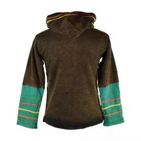 Sweater Femme Tanore Jersey Marron et Floral