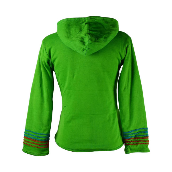 Sweater Capuche Femme Yupia Anis