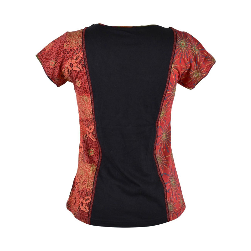 Top Mi Manches Sihora Jersey Imprimé et Brodé
