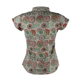 Haut Kusmi col Imperial Imprimé Mandalas