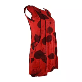 Tunique Chando Jersey Rouge Imprimé Floral