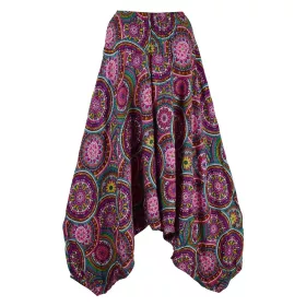Sarouel Trois en Un Hisua Imprimé Floral Multicolore