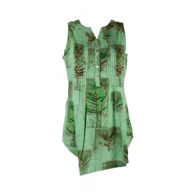 Blouse Sans Manche Imprimé Bobei Vert Tendre