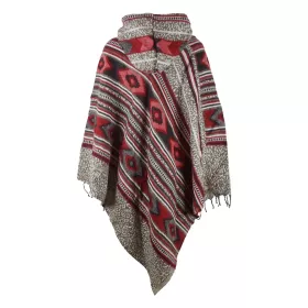 Poncho Femme Chikan Imprimé Graphique