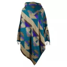 Poncho Femme Gholdini Imprimé Graphique