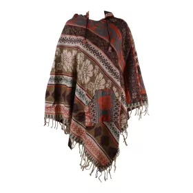 Poncho Femme Kallur Imprimé Graphique et Floral