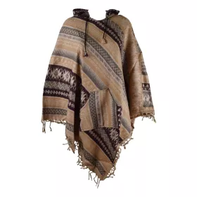 Poncho Femme Karani Imprimé Graphique