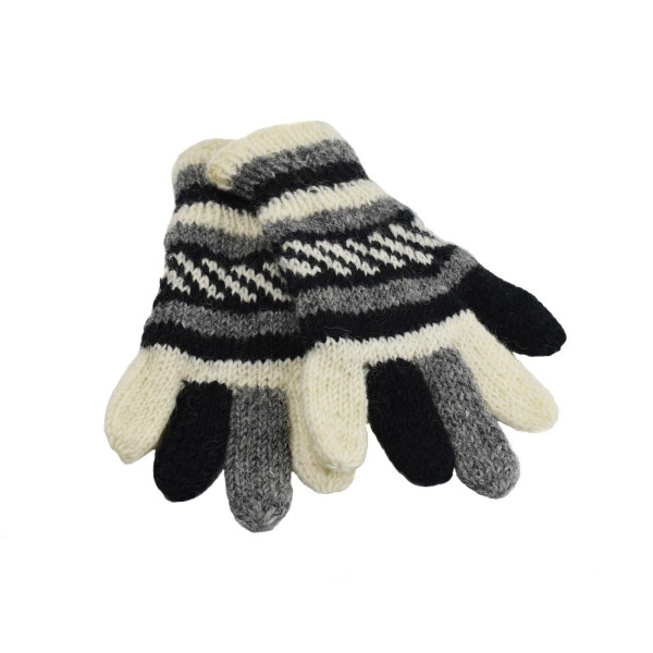 Gants Kolki Laine Ton Naturel doublé polaire