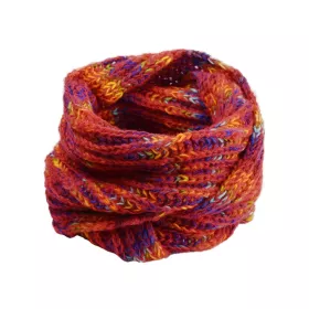 Écharpe Tube Laine et Mohair Multicolore