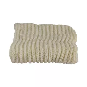 Écharpe Tube Laine et Mohair Écru