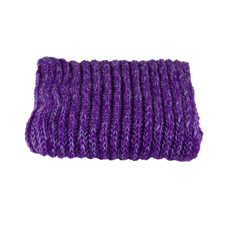 Écharpe Tube Laine et Mohair Violet