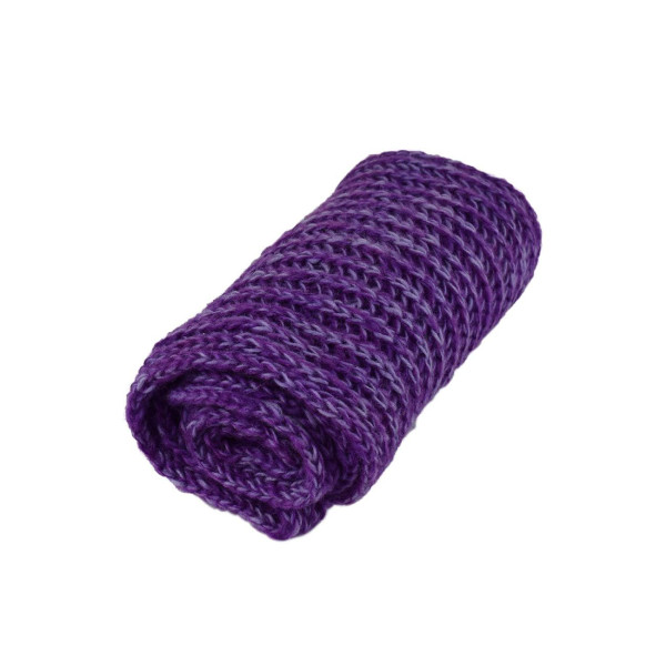 Écharpe Tube Laine et Mohair Violet