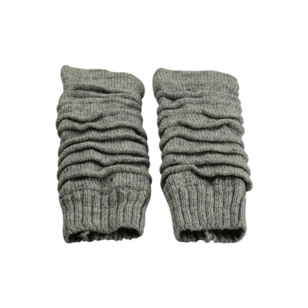 Jambières Laine Tricot Chutia Gris Clair