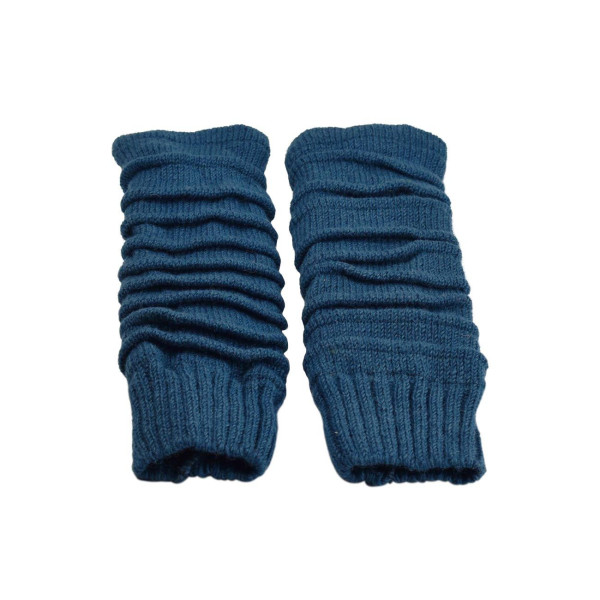 Jambières Laine Tricot Chutia Bleu Pétrole