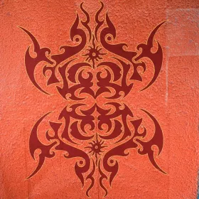 Tenture Murale Celtic Orange 210X240 cm