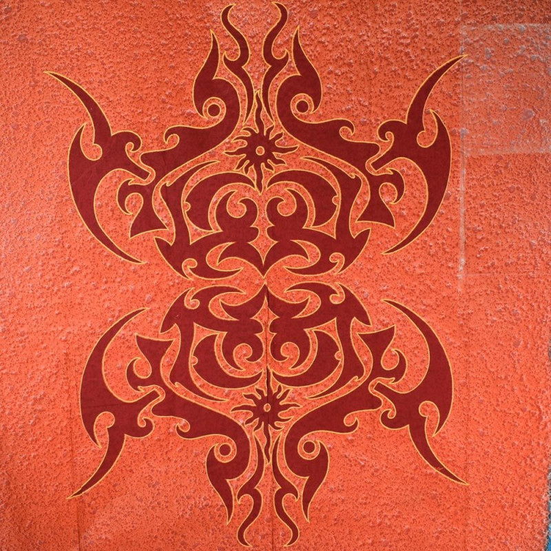 Tenture Murale Celtic Orange 210X240 cm
