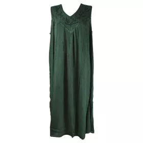 Robe Longue Ample Tusura Ton Vert Foncé