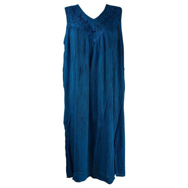 Robe Longue Ample Tusura Bleu Foncé