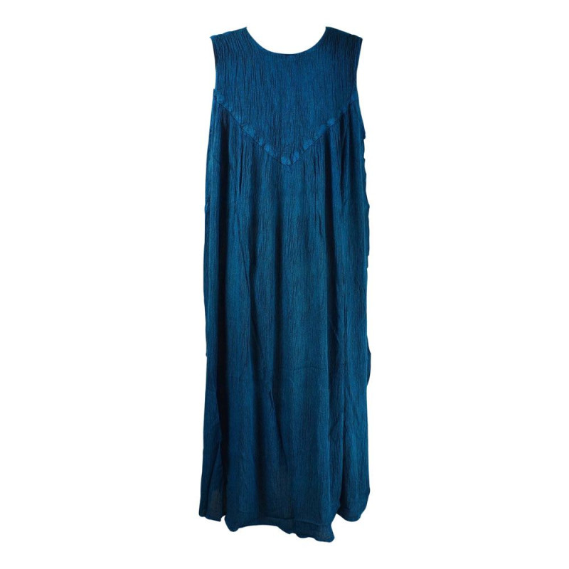 Robe Longue Ample Tusura Bleu Foncé