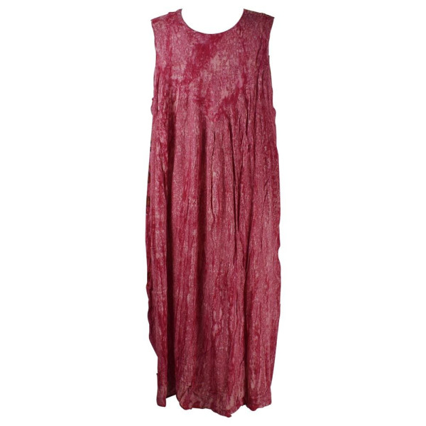 Robe Longue Grande Taille Banki Batik Rose