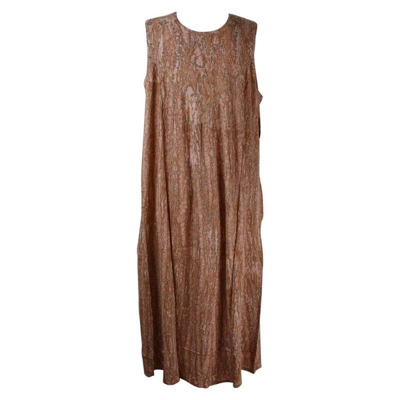 Robe Longue Grande Taille Banki Batik Saumon
