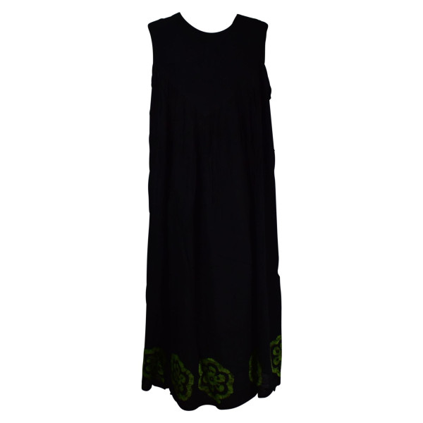 Robe Longue Grande Taille Duburi Batik Vert