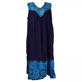 Robe Longue Grande Taille Duburi Turquoise