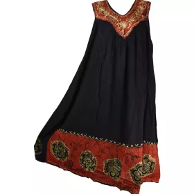 Robe Longue Grande Taille Duburi Bordeaux