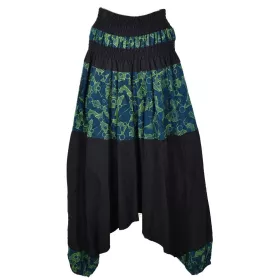 Sarouel Bowang Smocks à la Taille Ton Pétrole