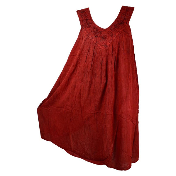 Robe Samudra Unie Deux Tons