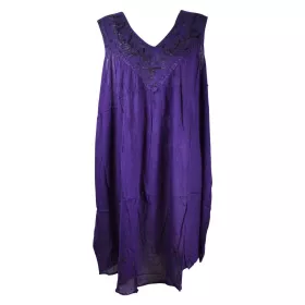 Robe Samudra Unie Deux Tons