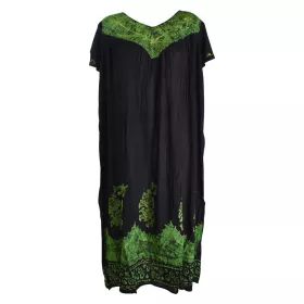 Robe Longue Grande Taille Jalia Batik Vert