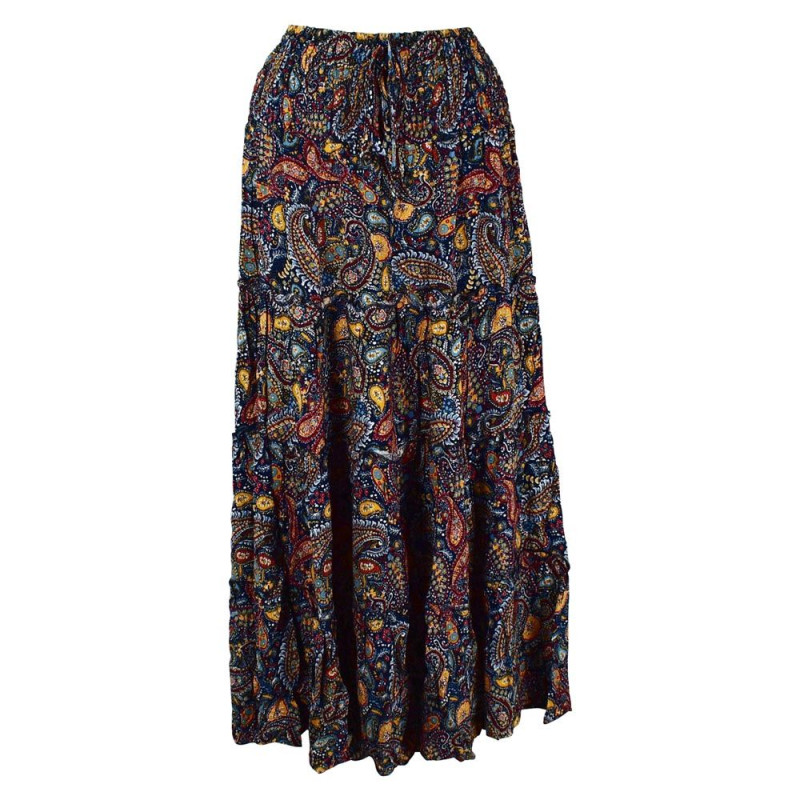 Jupe Longue Hatkat Viscose Imprim