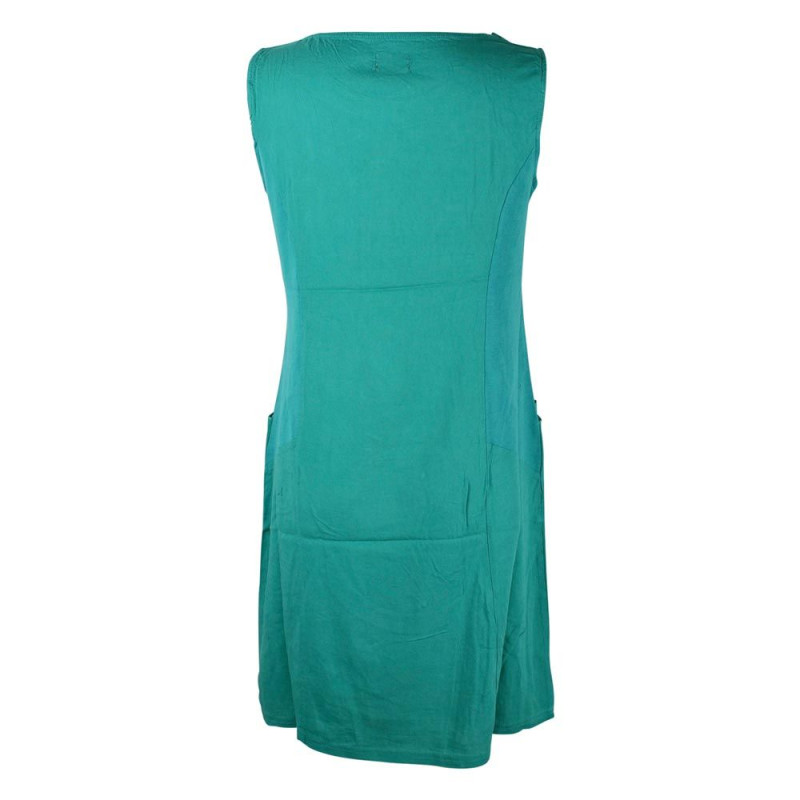 Robe Courte Tanla Unie Lin et Viscose