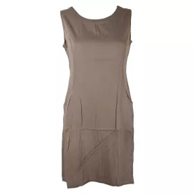 Robe Courte Tanla Unie Lin et Viscose