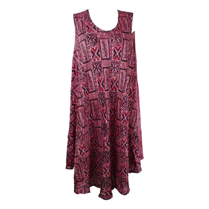 Robe Courte Nakti Batik Graphique