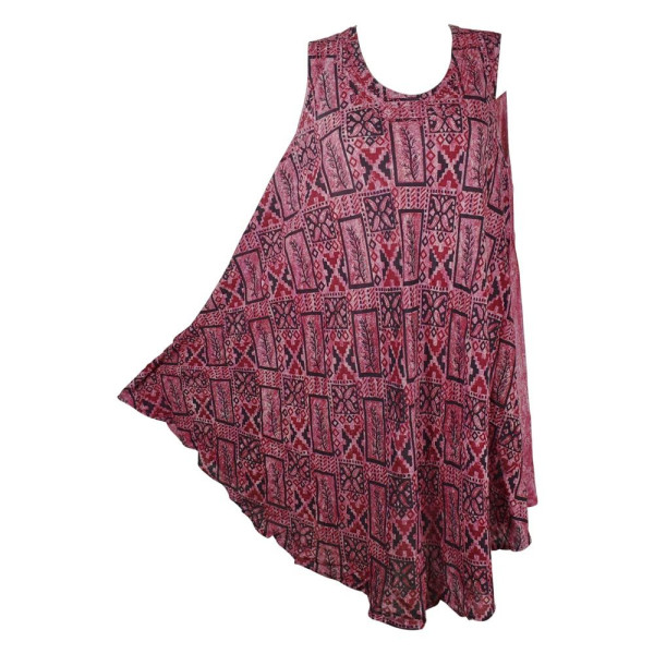 Robe Courte Nakti Batik Graphique