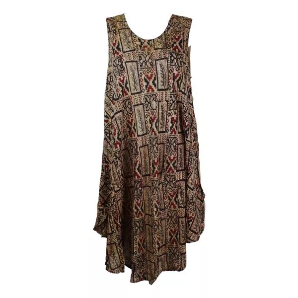 Robe Courte Nakti Batik Graphique