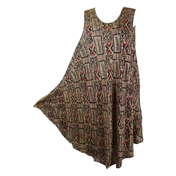 Robe Courte Nakti Batik Graphique