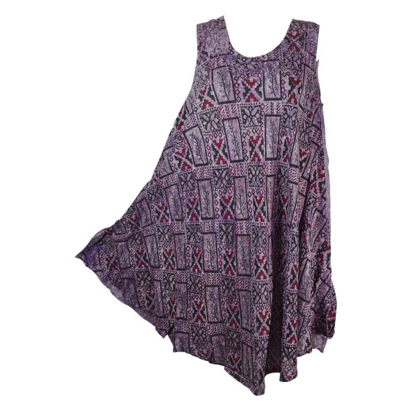 Robe Courte Nakti Batik Graphique