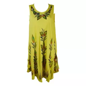 Robe Évasée Dangia Peint Motif Floral