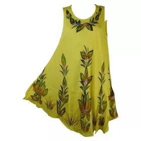 Robe Évasée Dangia Peint Motif Floral