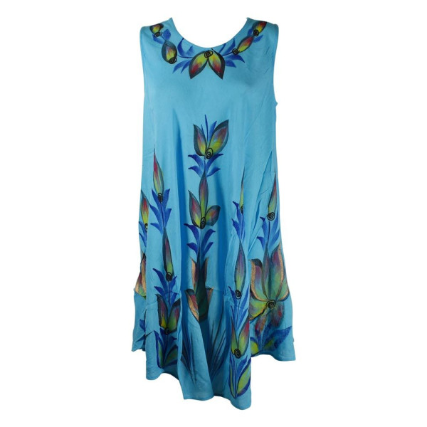 Robe Évasée Dangia Peint Motif Floral
