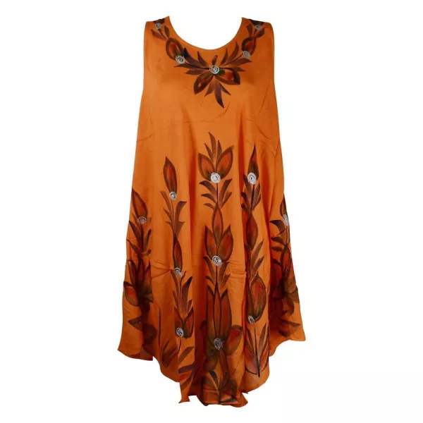 Robe Évasée Dangia Peint Motif Floral