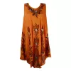 Robe Évasée Dangia Peint Motif Floral