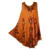 Robe Évasée Dangia Peint Motif Floral