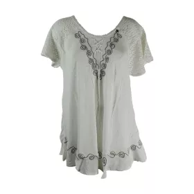 Tunique Chenda Unie avec Macramé