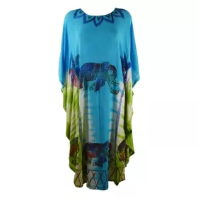 Caftan Long Élephant Peint JK-1945-tba