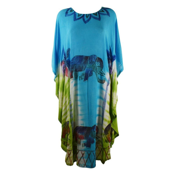 Caftan Long Élephant Peint JK-1945-tba
